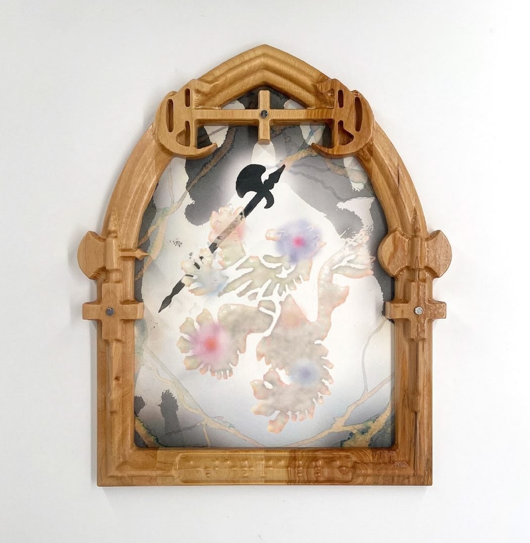 Haute Surveillance V (Prey), Sculpture et impression, 2024