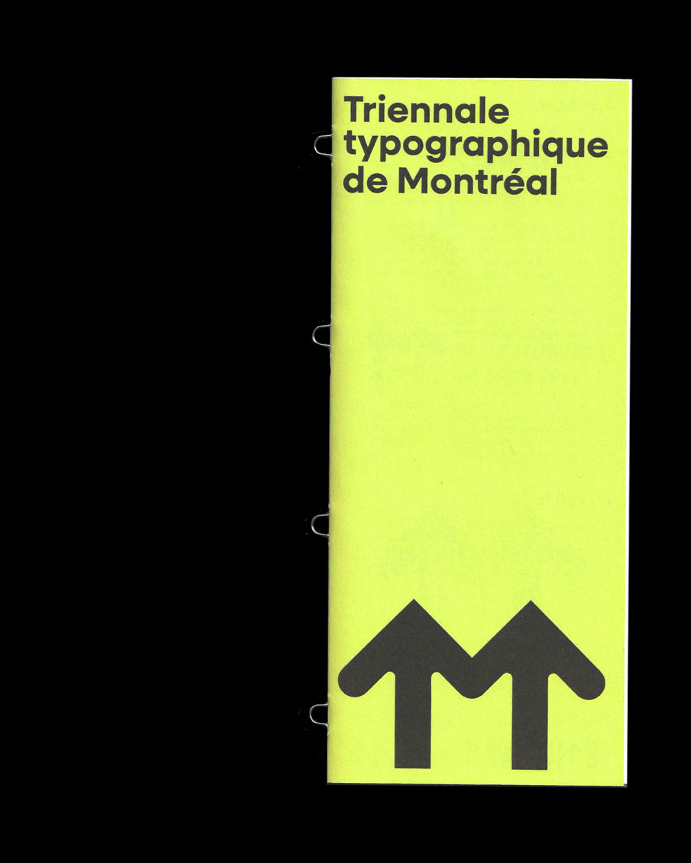 Triennale Typographique de Montréal, guide de normes — planche 1