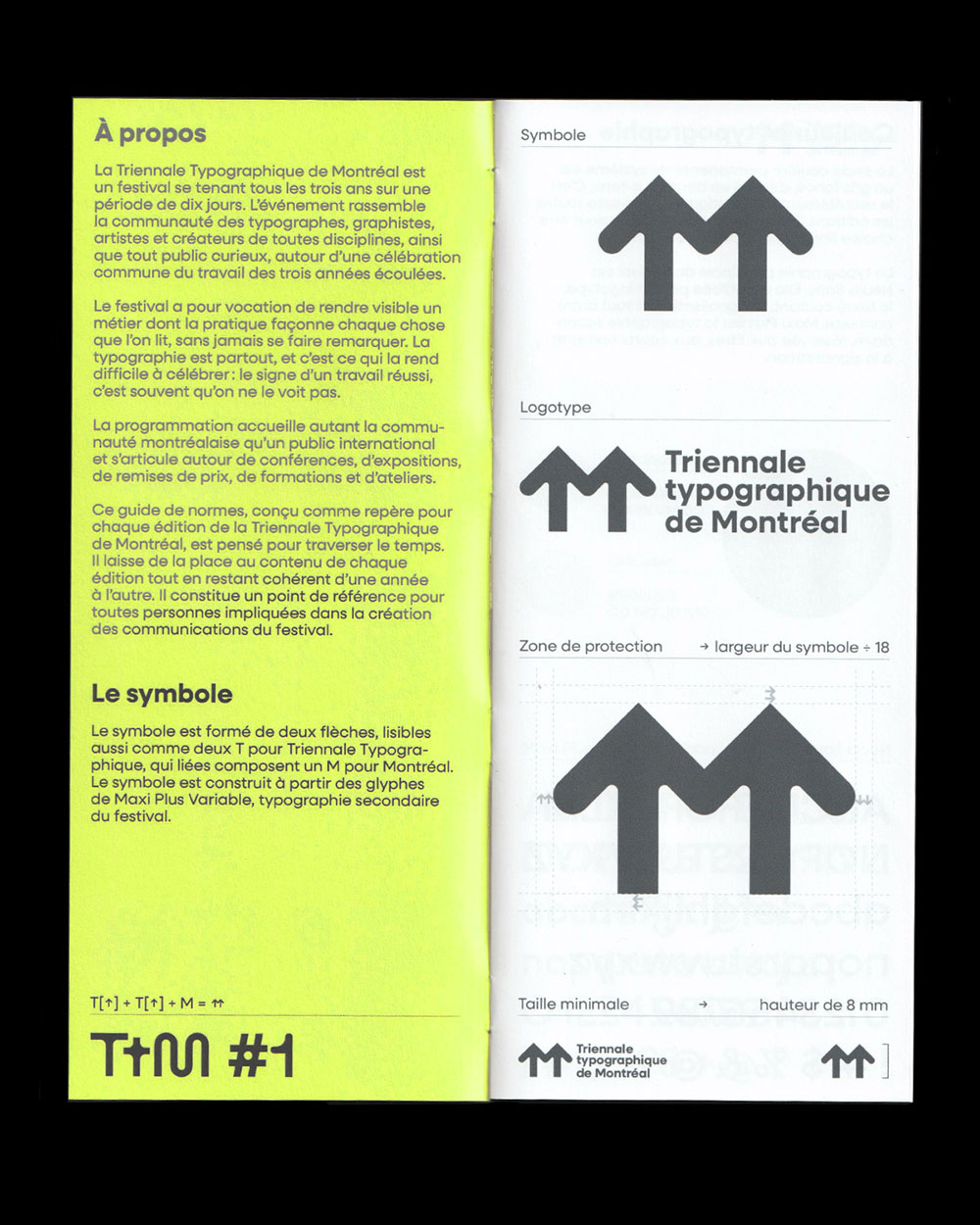 Triennale Typographique de Montréal, guide de normes — planche 3