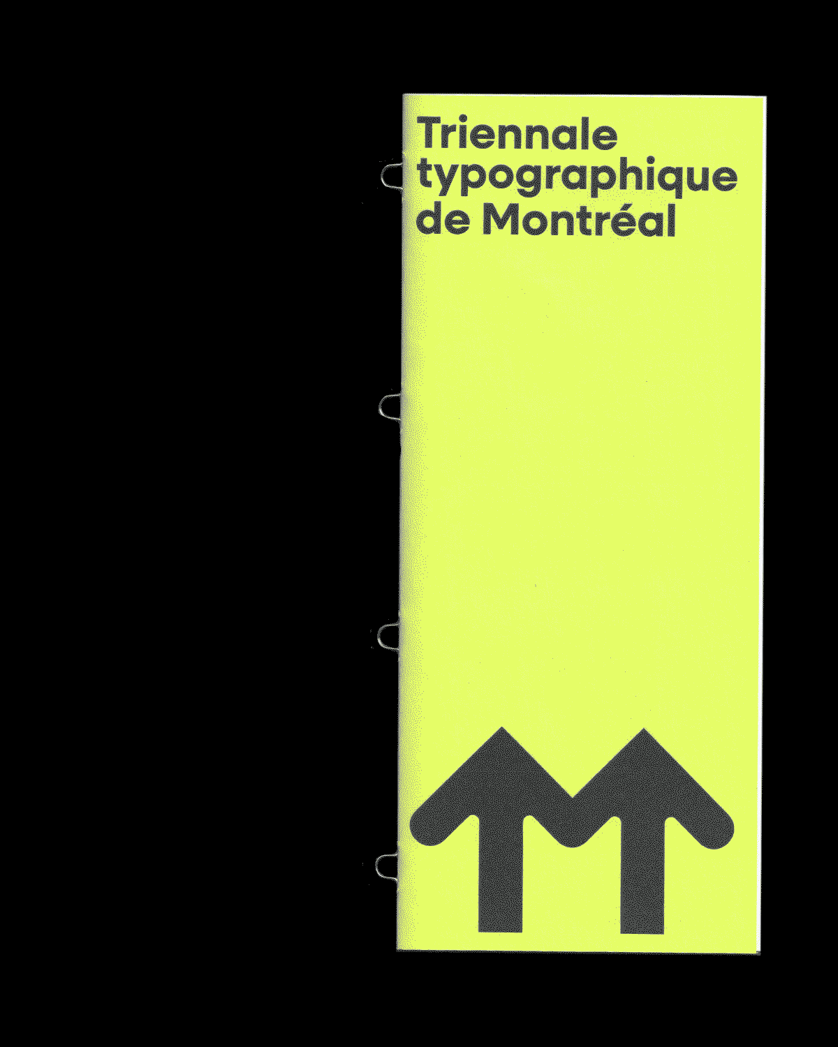 Triennale typographique de Montréal, identité, 2026