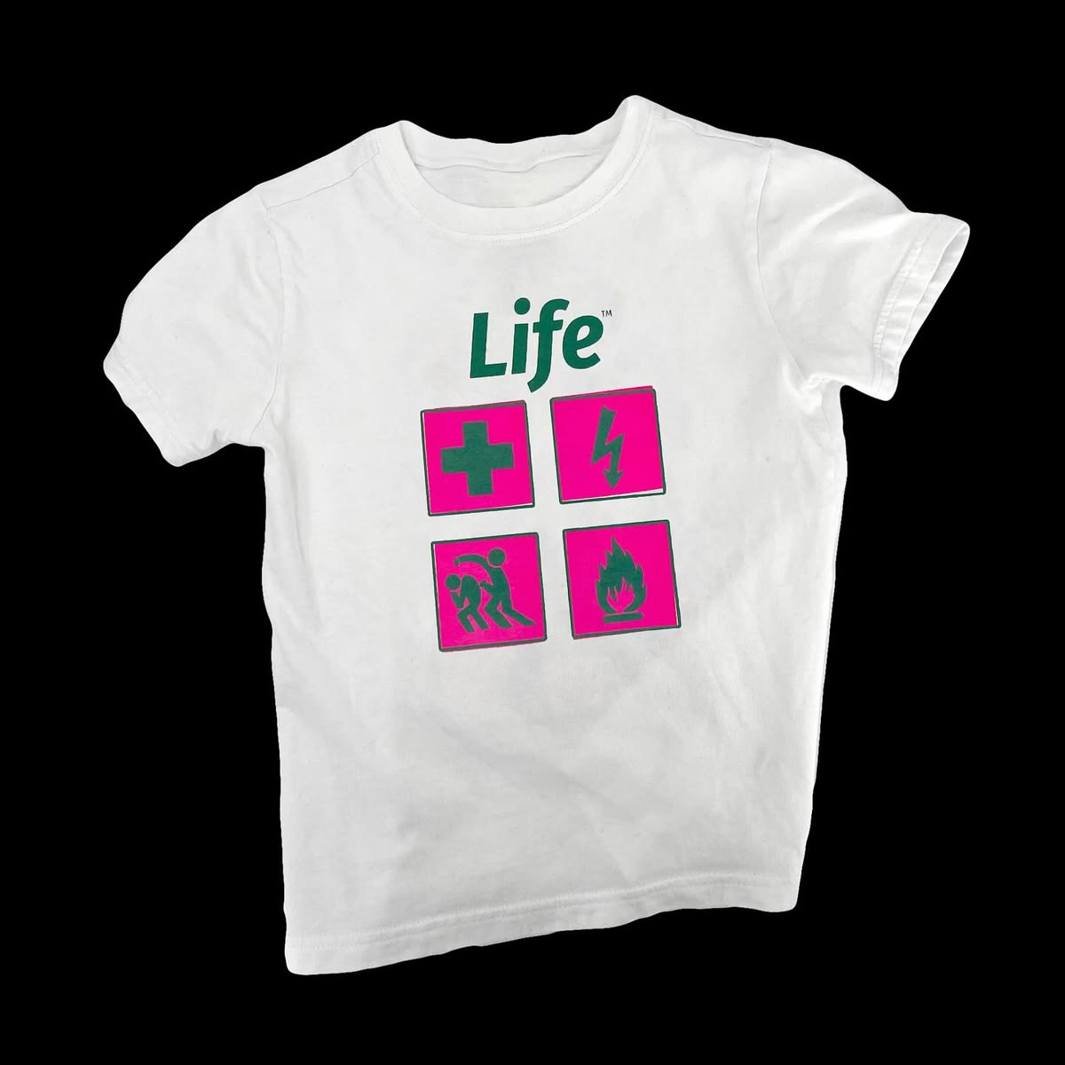 Life t-shirt, sérigraphie, 2025