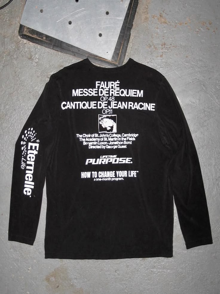 Sponsor longsleeve, sérigraphie, 2025