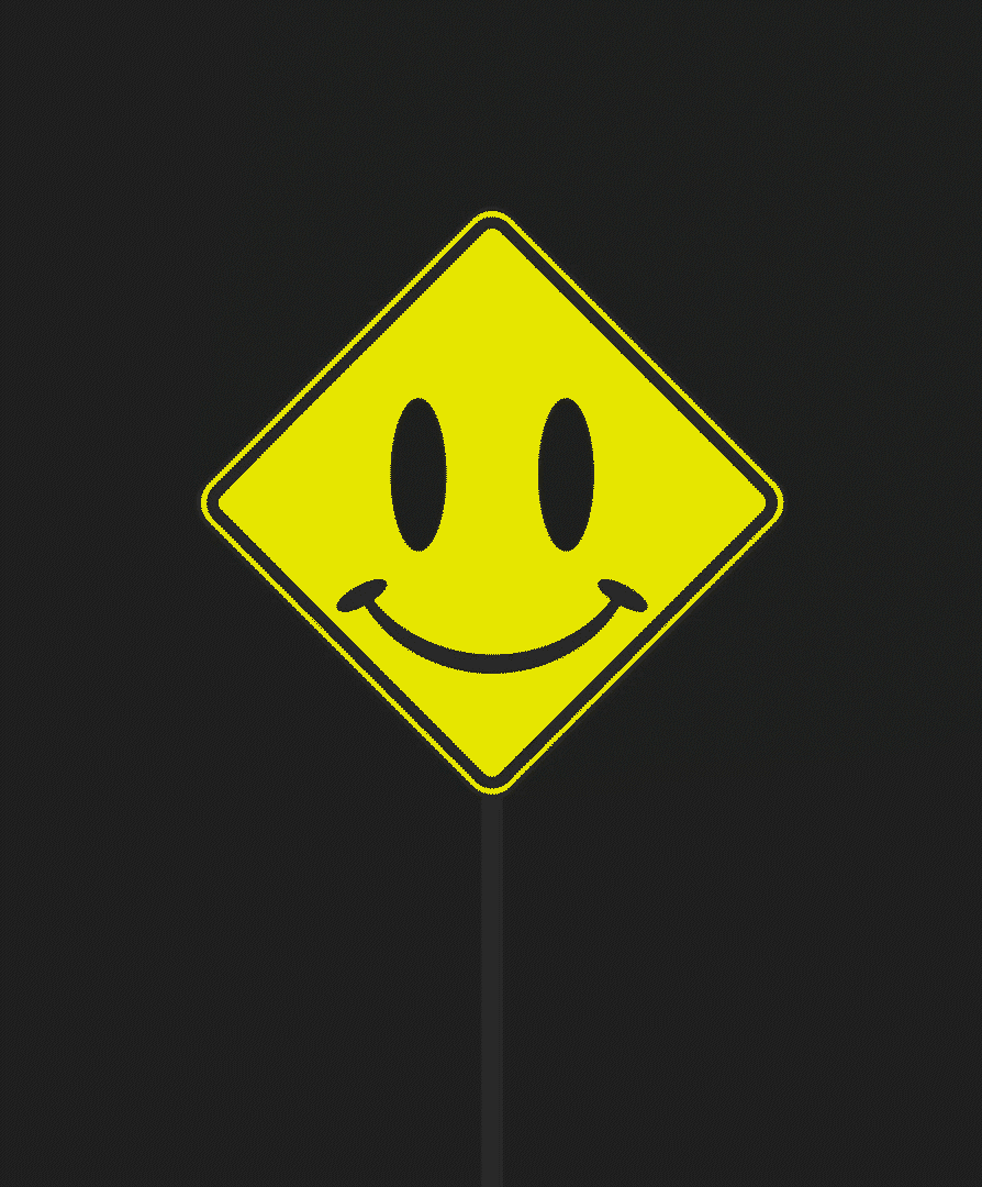 Smiley, boucle vidéo, 2025